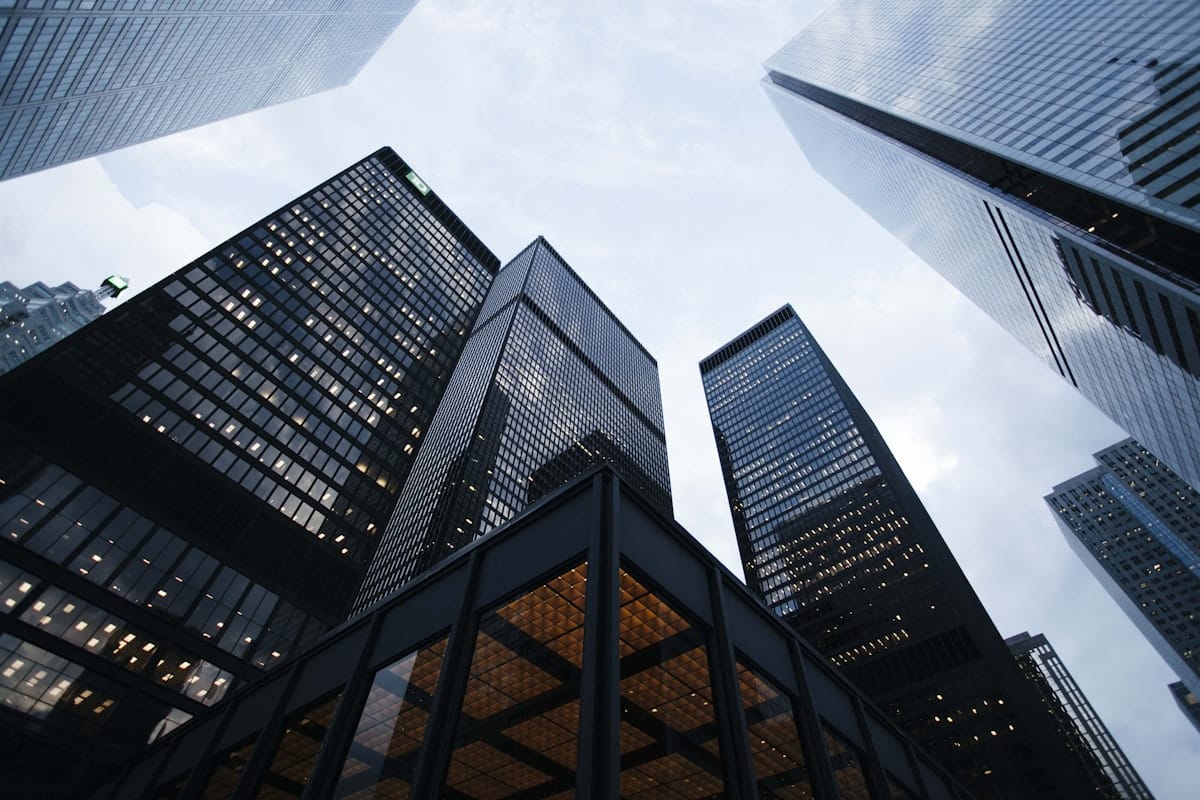 Modern office buildings representing business investment in Hampshire and the Solent region